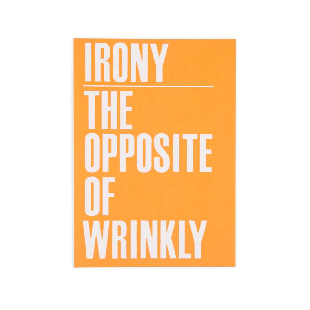 Opposite of Wrinkly | Postcard