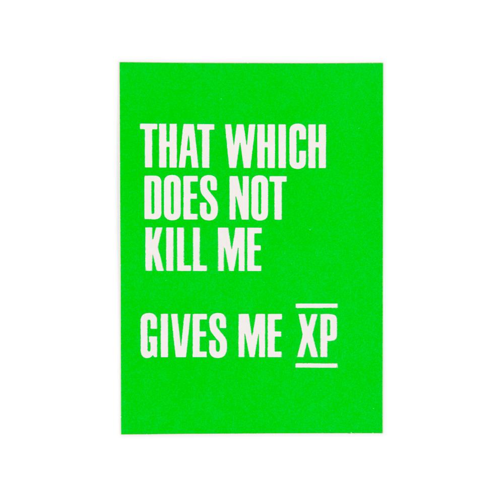 'That Which Doesn't Kill Me' Postcard