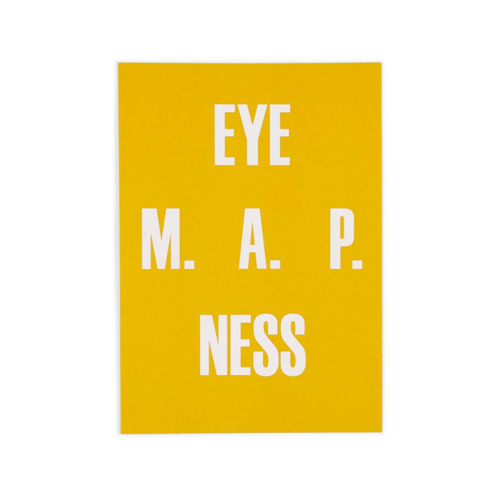 Eye M.A.p ness | Postcard