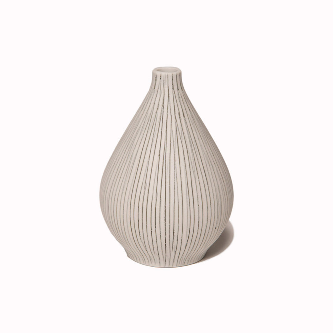 Kobe -  Grey Large Vase from Swedish design brand Lindform produce ceramics and glassware inspired by the organic tones of Scandinavian nature, while their simple shapes also draw influence from Japanese minimalist styling.