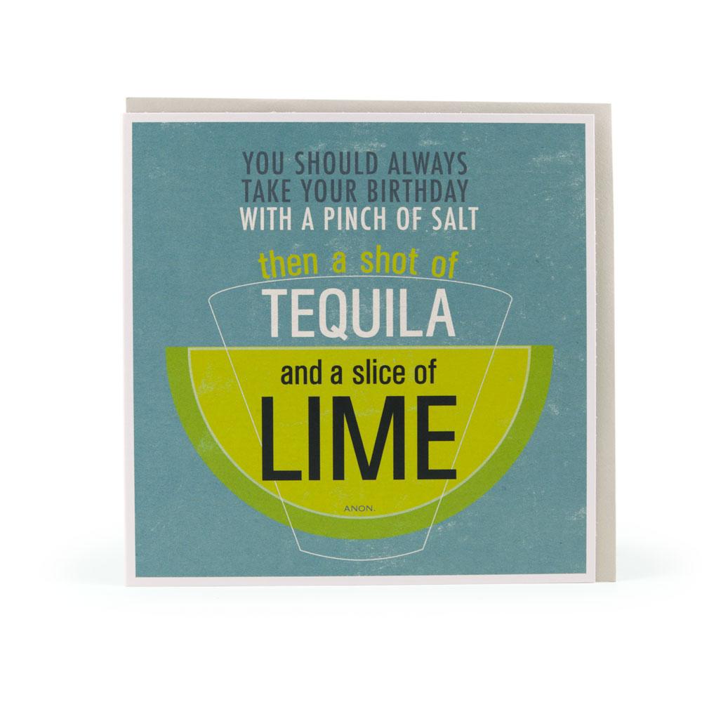 'Salt, Tequila, Lime' Card