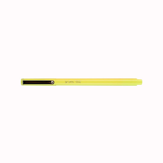 Yellow Flourescent - Neon | Le Pen 4300 | Quick Drying Felt Pens | Marvy Uchida