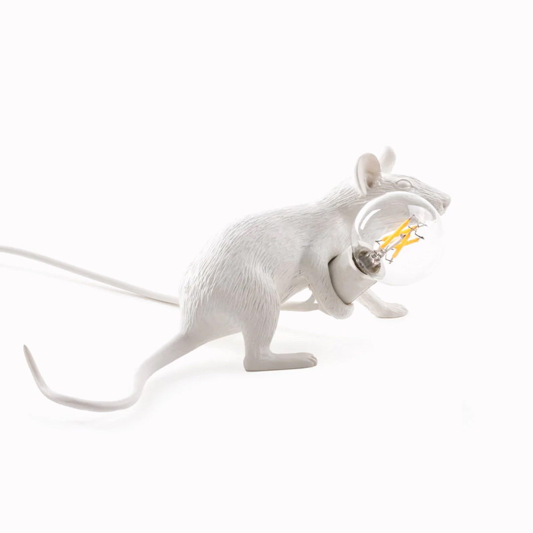 Lop Lying | White Mouse USB Lamp