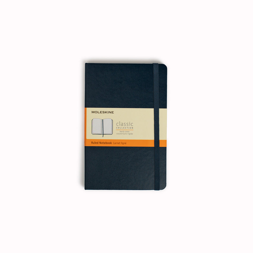 Sapphire Blue Ruled Hard Cover Classic Notebook by Moleskine