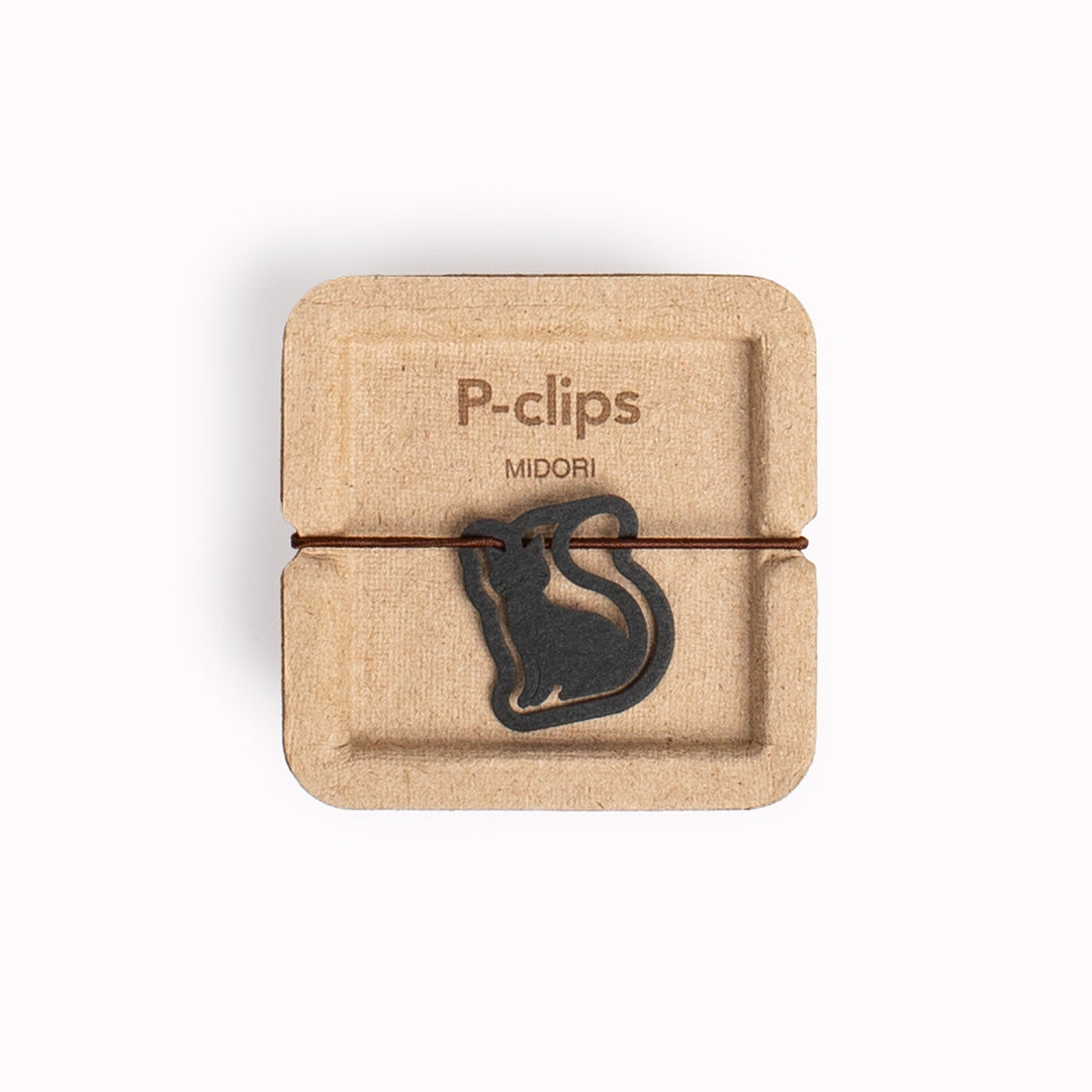 Cat P-Clips from Midori | Eco Friendly Paper clips made from Strong Fibre Paper.