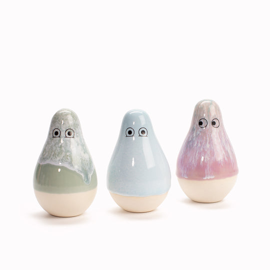 Japanese Inspired Ceramic Mini Kayo Figurines Collection from Studio Arhoj
