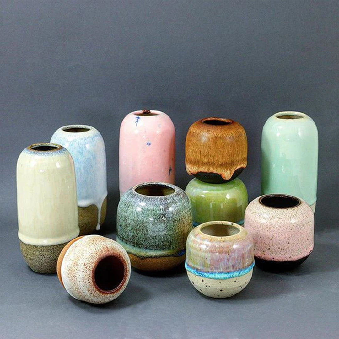 Yuki Mini Hand-thrown Vase | Moonlight Jade