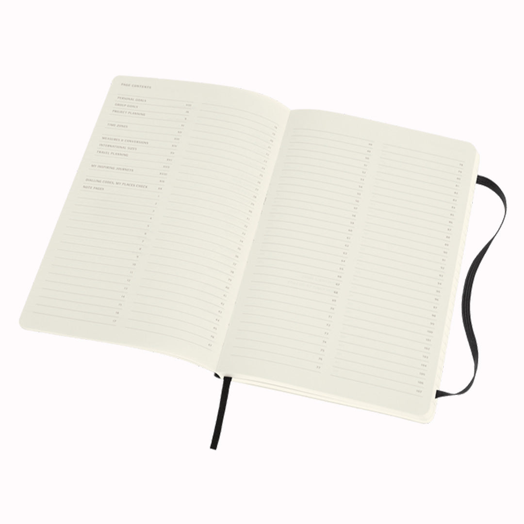 Pro Notebook Planner Open from Moleskine
