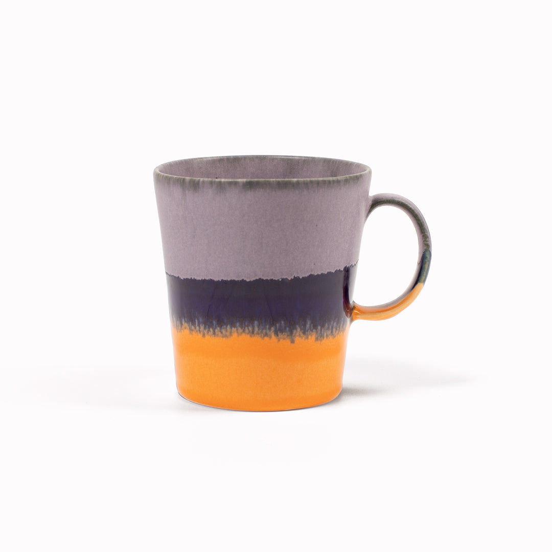 Hand Glazed Mug | Lavender+Orange