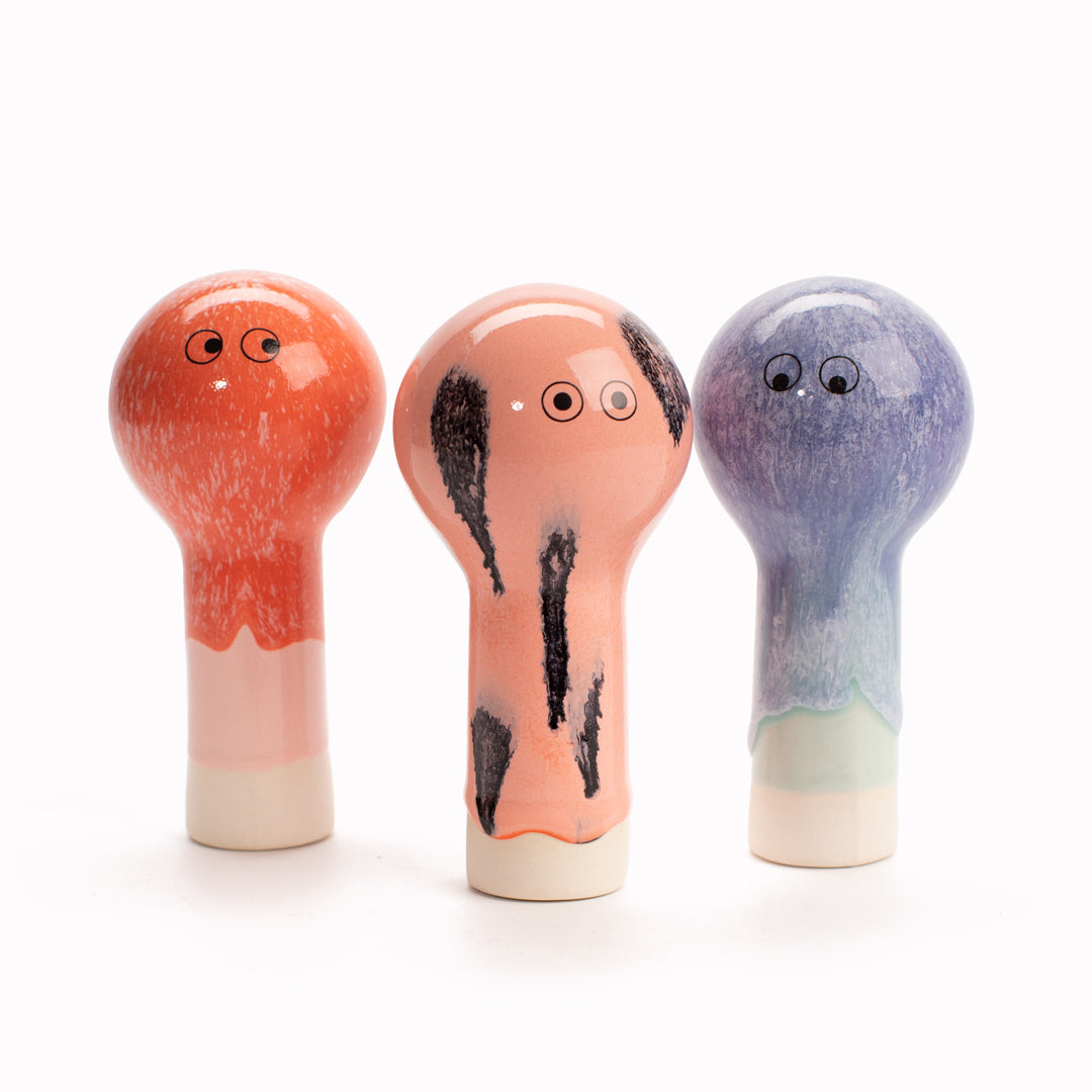 Japanese Inspired Ceramic Oni Figurines Collection from Studio Arhoj