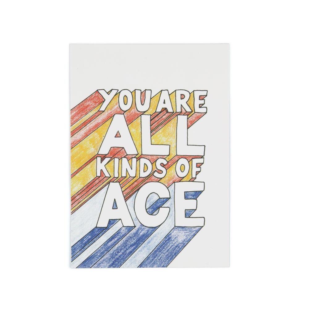 All Kinds Of Ace | Postcard