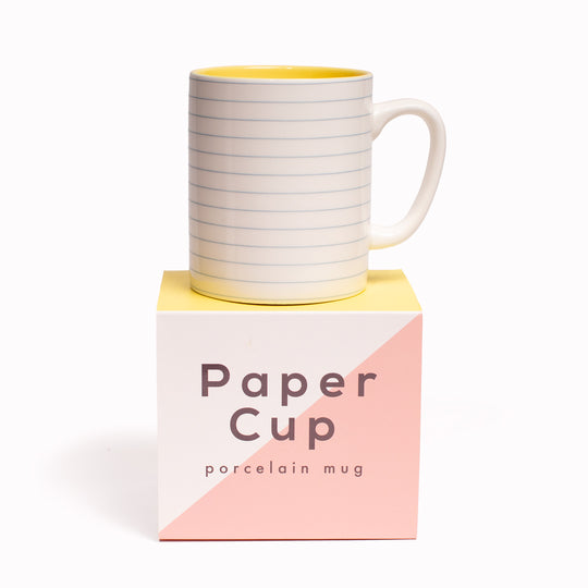 Lined Paper Mug