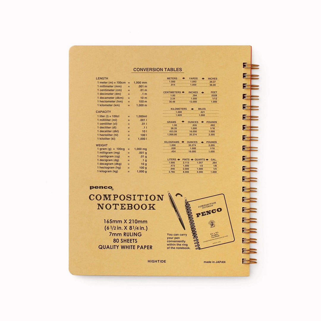 Coil Composition Notebook | A5 | Various Colours