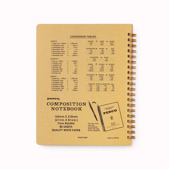 Coil Composition Notebook | A5 | Various Colours