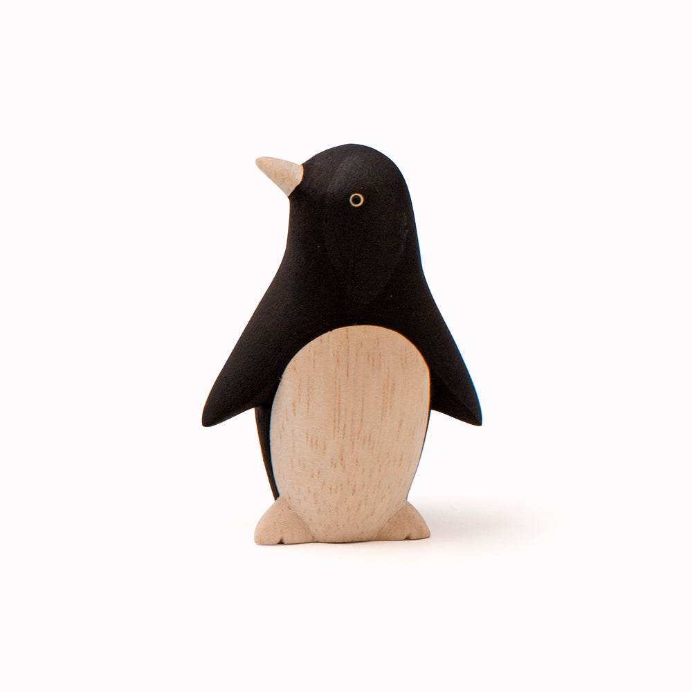 Black Penguin Wooden Handmade Animal from T-Labs - Uniquely Handcrafted in Indonesia