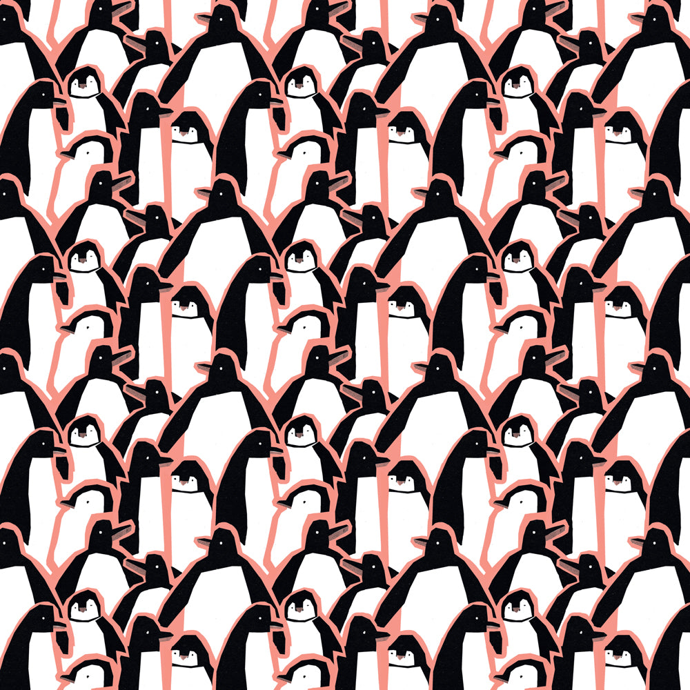 'Penguin Party' Christmas Gift Wrap