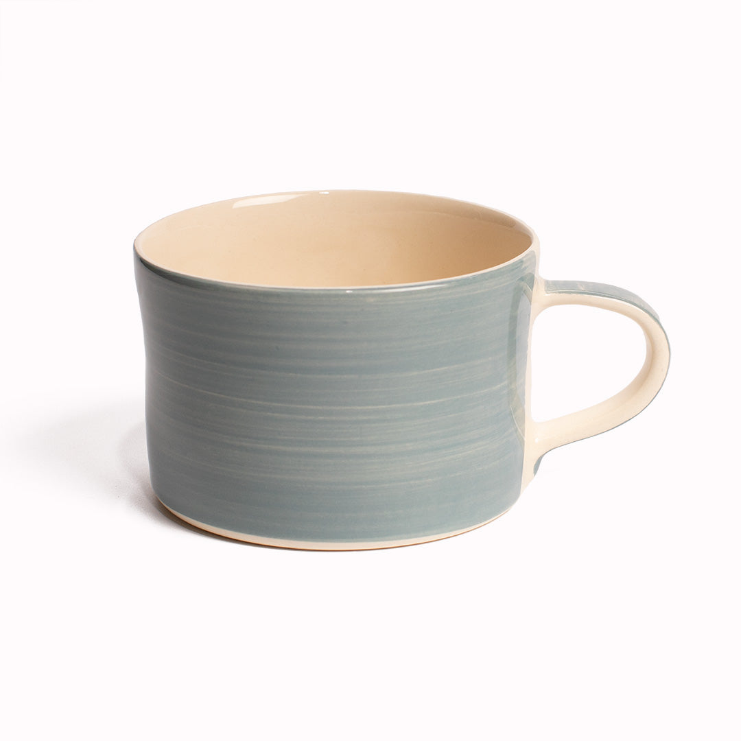 Plain Wash Wide Mug | Dove Grey