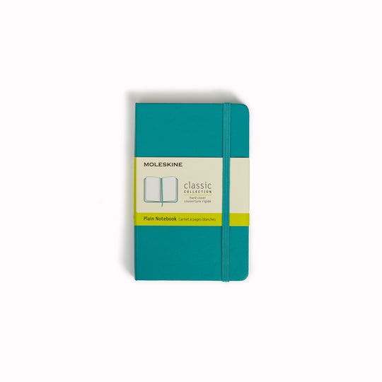 Reef Blue Plain Hard Cover Classic Notebook by Moleskine