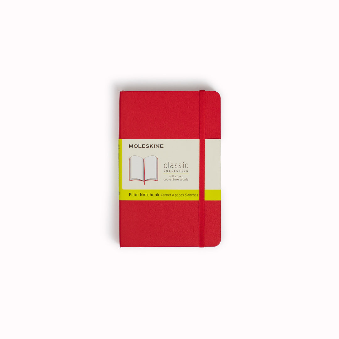 Classic Soft Cover Notebook | Plain | Pocket/A6 | Various Colours