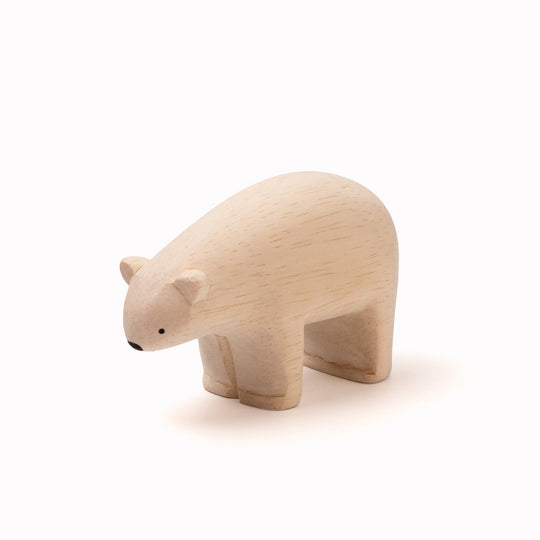 Polar Bear Wooden Handmade Animal from T-Labs - Uniquely Handcrafted in Indonesia