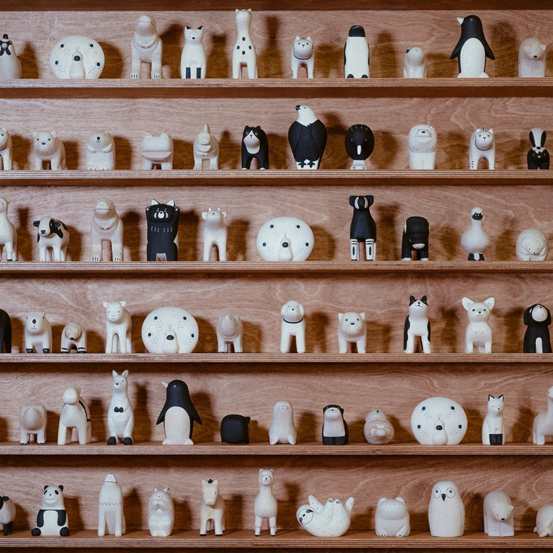 Wooden Handmade Animal Collection from T-Labs - Uniquely Handcrafted in Indonesia