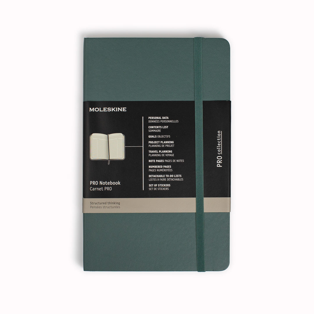 Soft Cover Green Pro Notebook Planner from Moleskine