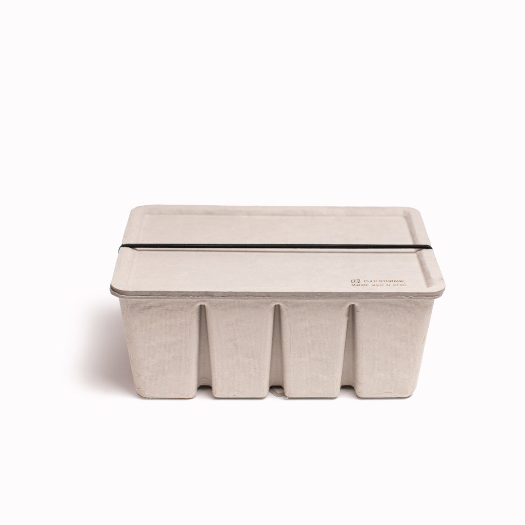 Pulp Storage Box - Medium in Grey from Midori