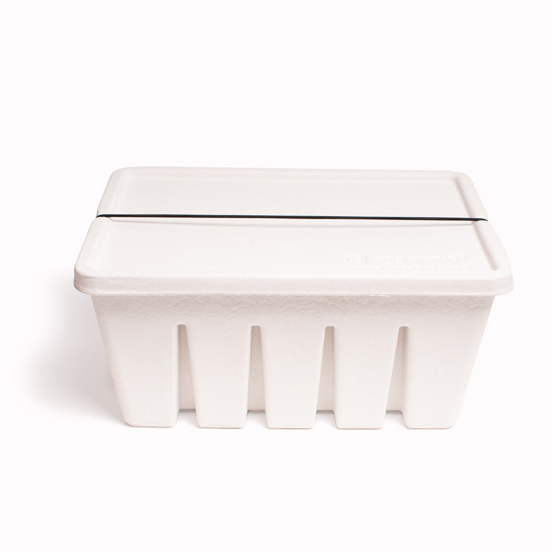 Pulp Storage Box - Large in White from Midori