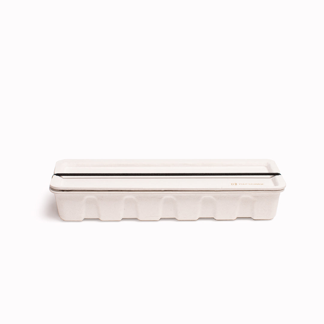 Pulp Storage Box - Small in White from Midori