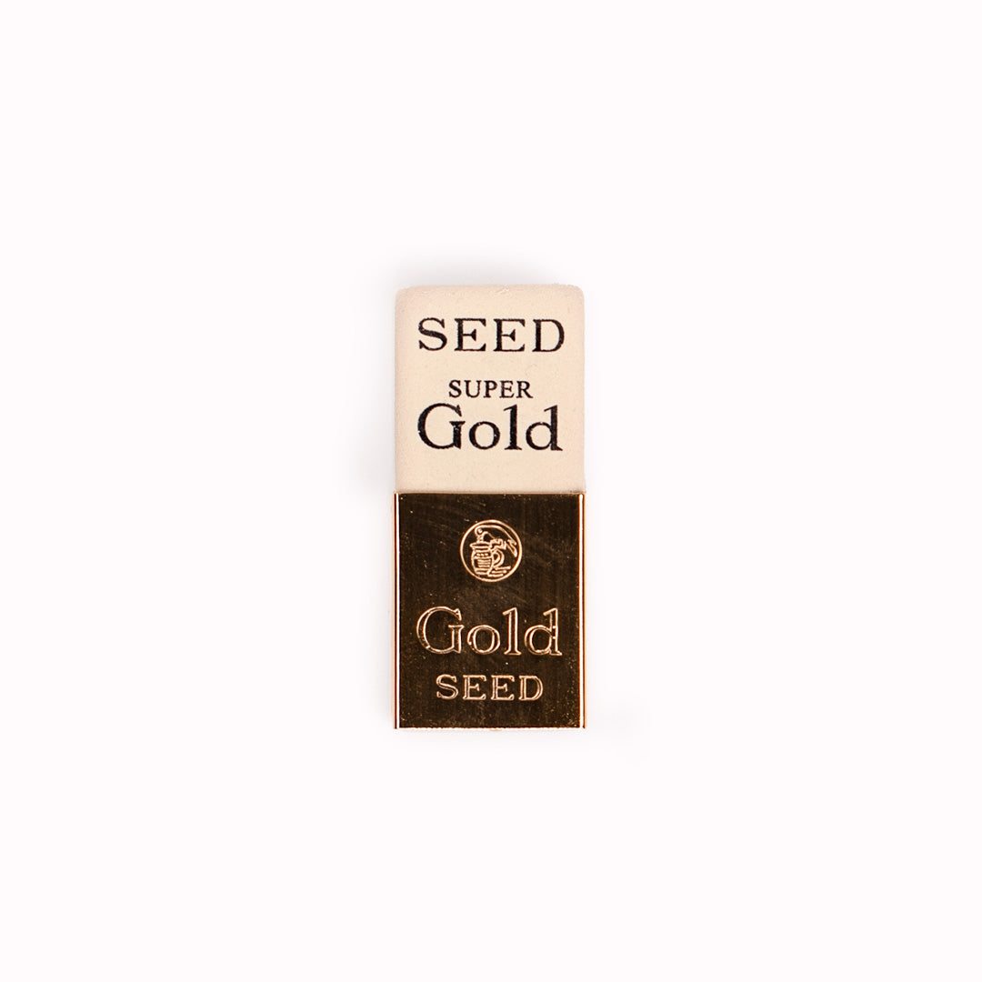 Super Gold Luxury Eraser - Perfect Gift from Seed - Japan