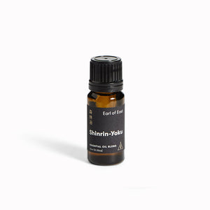Shinrin-Yoku essential oil by Earl Of East from their Japanese bathing line. An earthy blend of cedar wood, oakmoss and black pepper, inspired by the Japanese ritual of forest bathing for a well-being boost. 