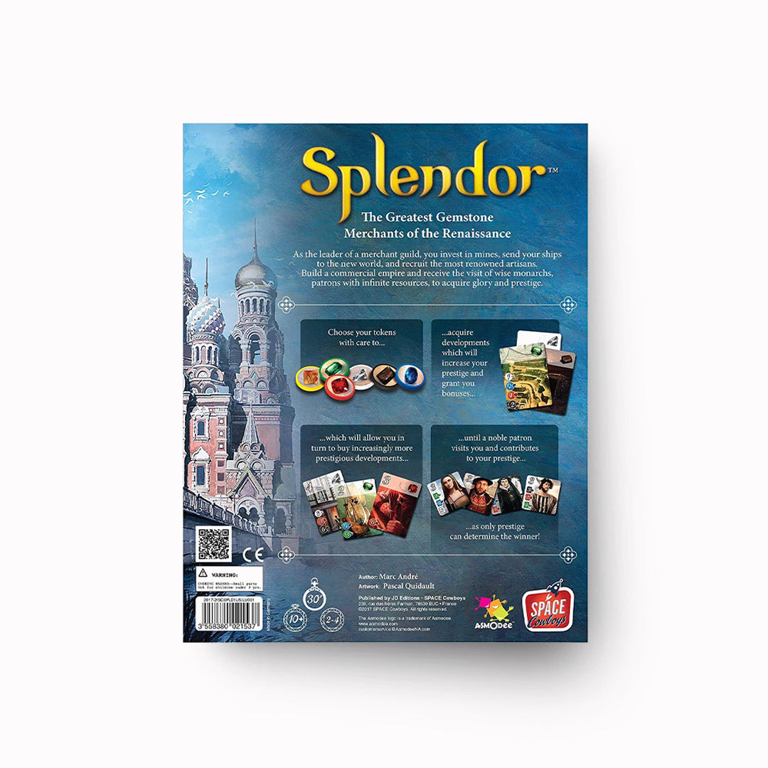 Splendor | Chip Collecting Card Game | Space Cowboys – USTUDIO