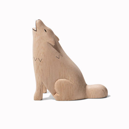 Wolf Wooden Handmade Animal from T-Labs - Uniquely Handcrafted in Indonesia