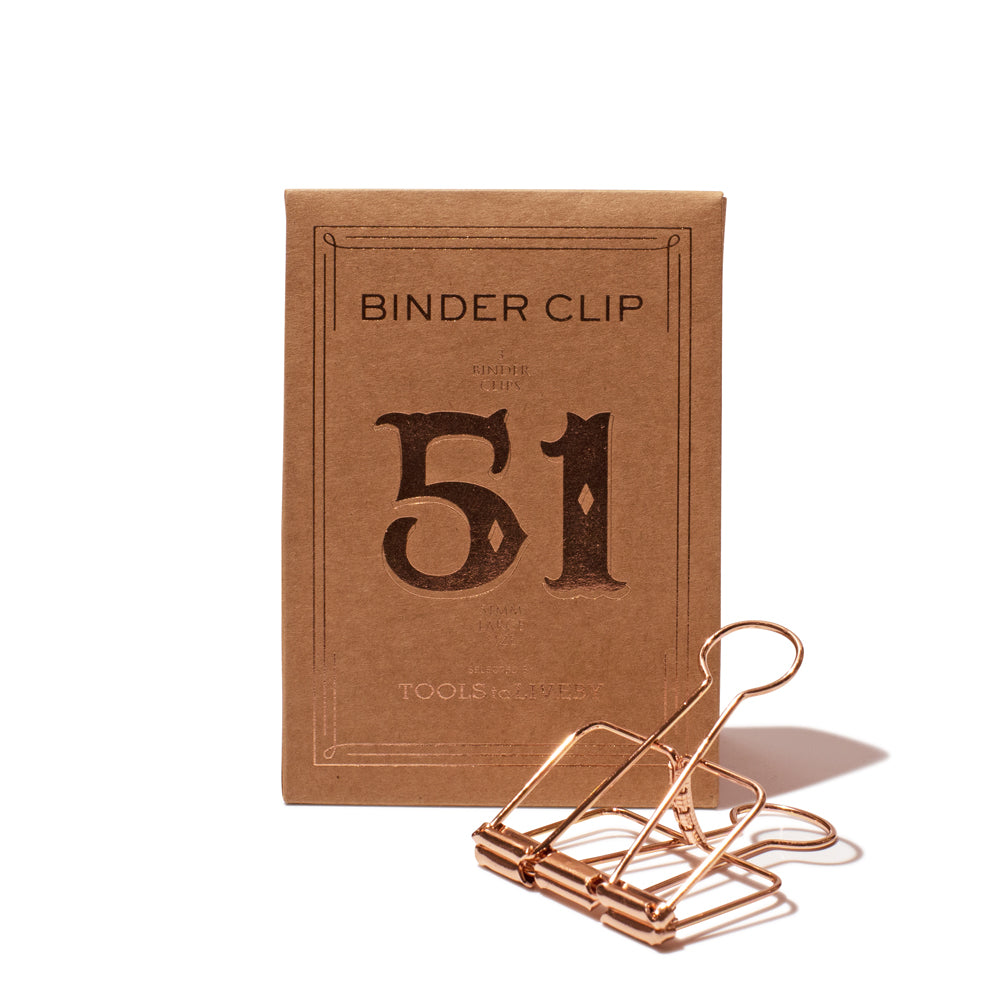 51mm Binder Clips from Tools to Live By