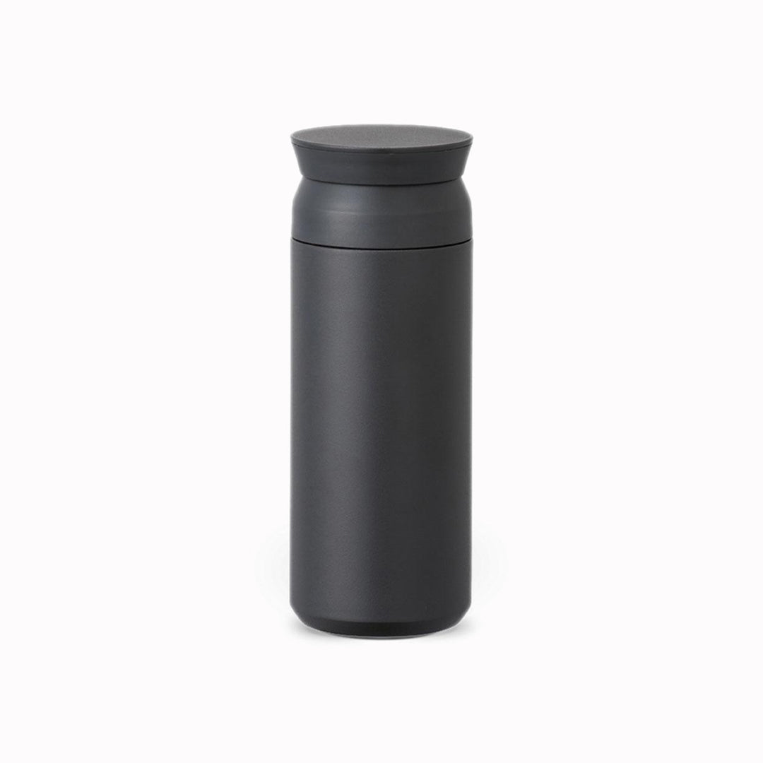 500ml Black stainless steel double walled vacuum tumbler will keep drinks either hot or cold for up to 6 hours.