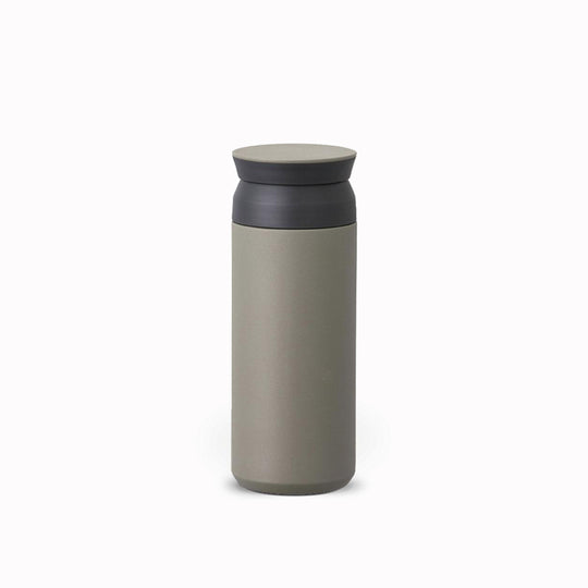 350ml Khaki stainless steel double walled vacuum tumbler will keep drinks either hot or cold for up to 6 hours.