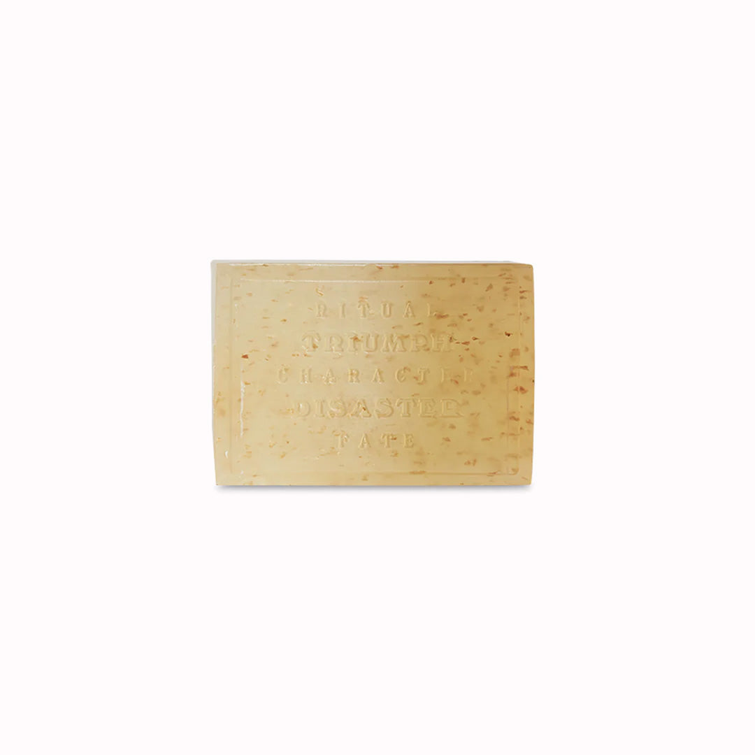 Infused with an exotic blend of Cedar, Juniper, Cypress and Bergamot, A+R soap from Triumph and Disaster Soap is a gentle, soft soap with high glycerin content meaning it will not dry out your skin like most soaps do. Open Soap without wrapper