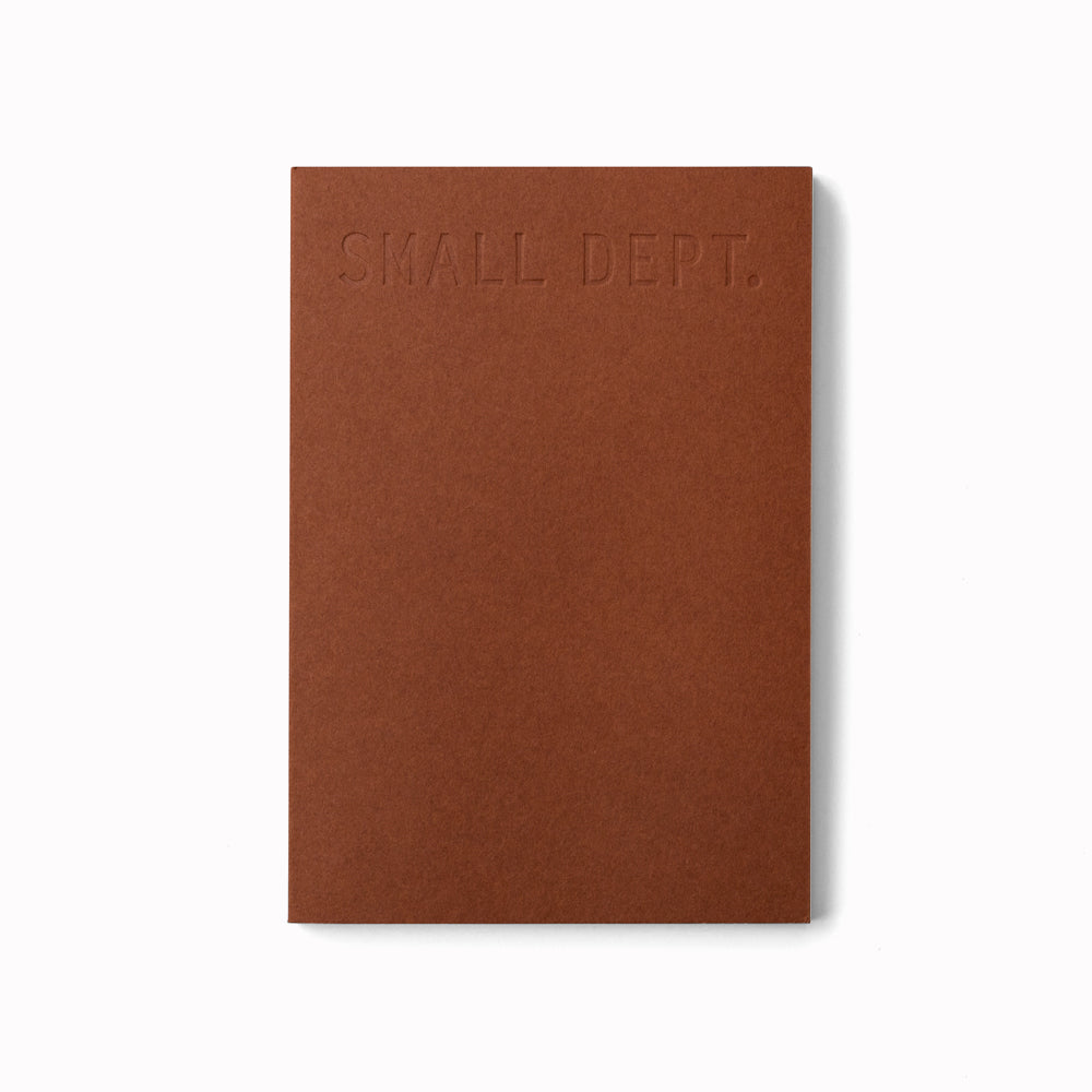 Small Dept. Sketchbook, filled with 120gm Off White writing paper from Munken in Sweden,  made with half-hardcover binding, it can be unfolded 180 degrees to help you write comfortably.
