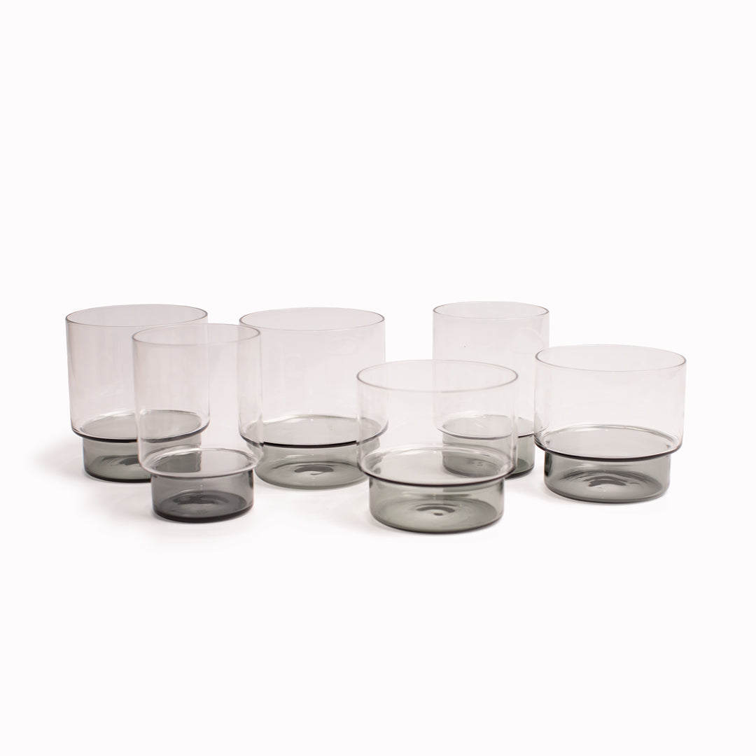 Rye Glassware by Aaron Probyn on white background