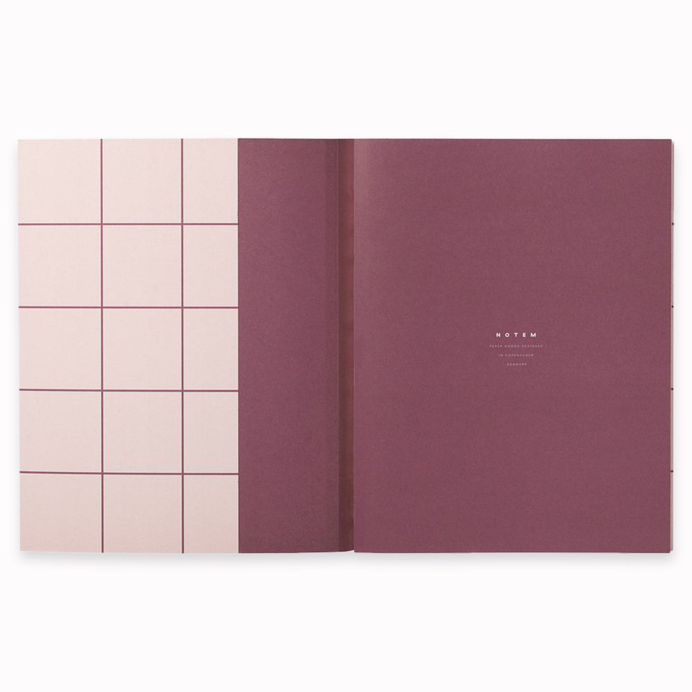 Inside Cover of Notem Uma Layflat Notebook, A stylish and functional notebook that helps you organize your thoughts and ideas.