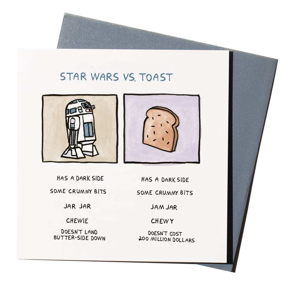 'Star Wars Vs. Toast' Card