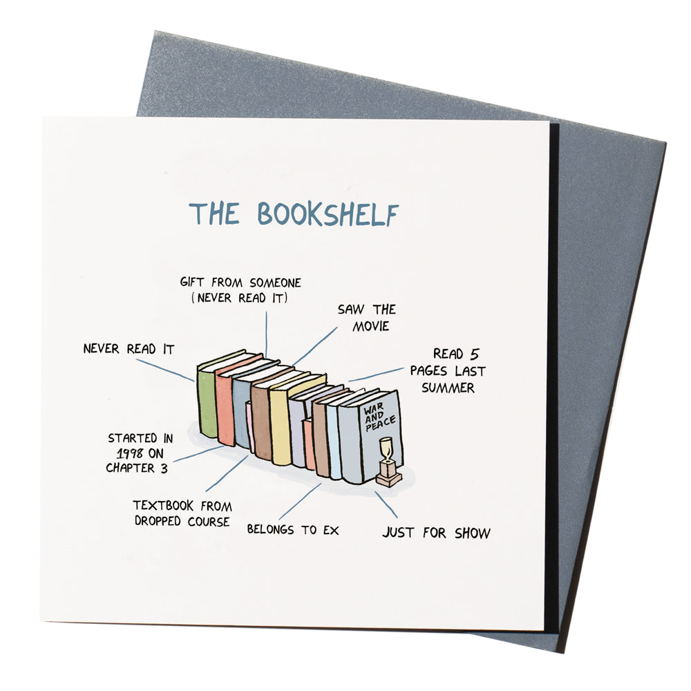 'The Bookshelf' Card