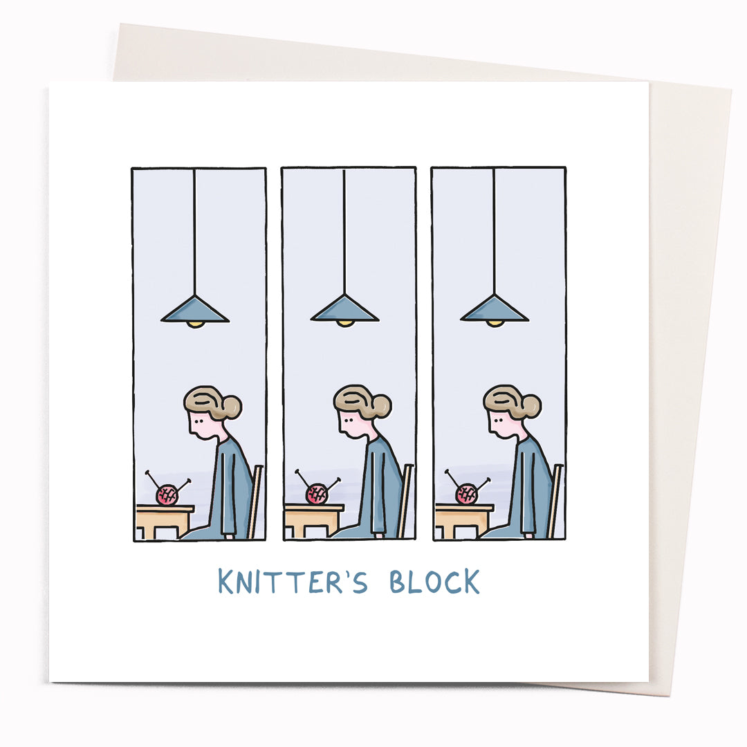 Knitters Block Card