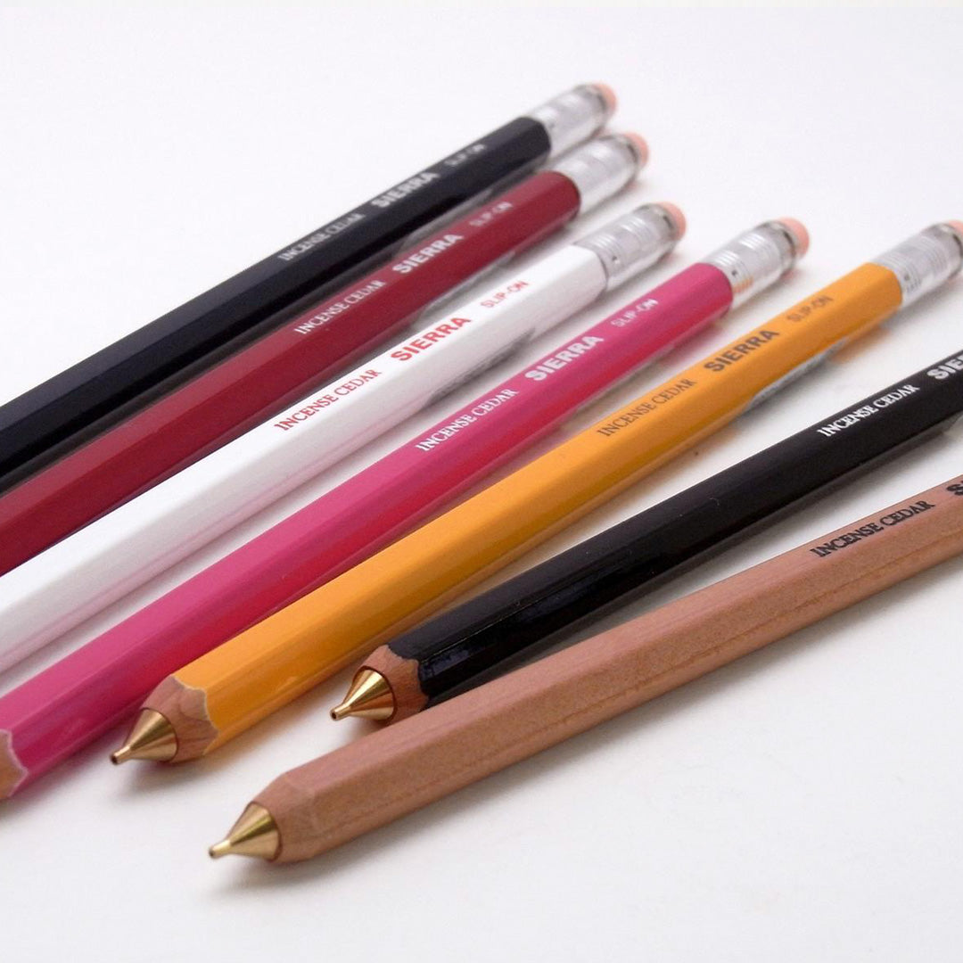 Sierra Mechanical Wooden Pencil Collection from Slip-On Inc - Japanese Pencil made from Incense Cedar