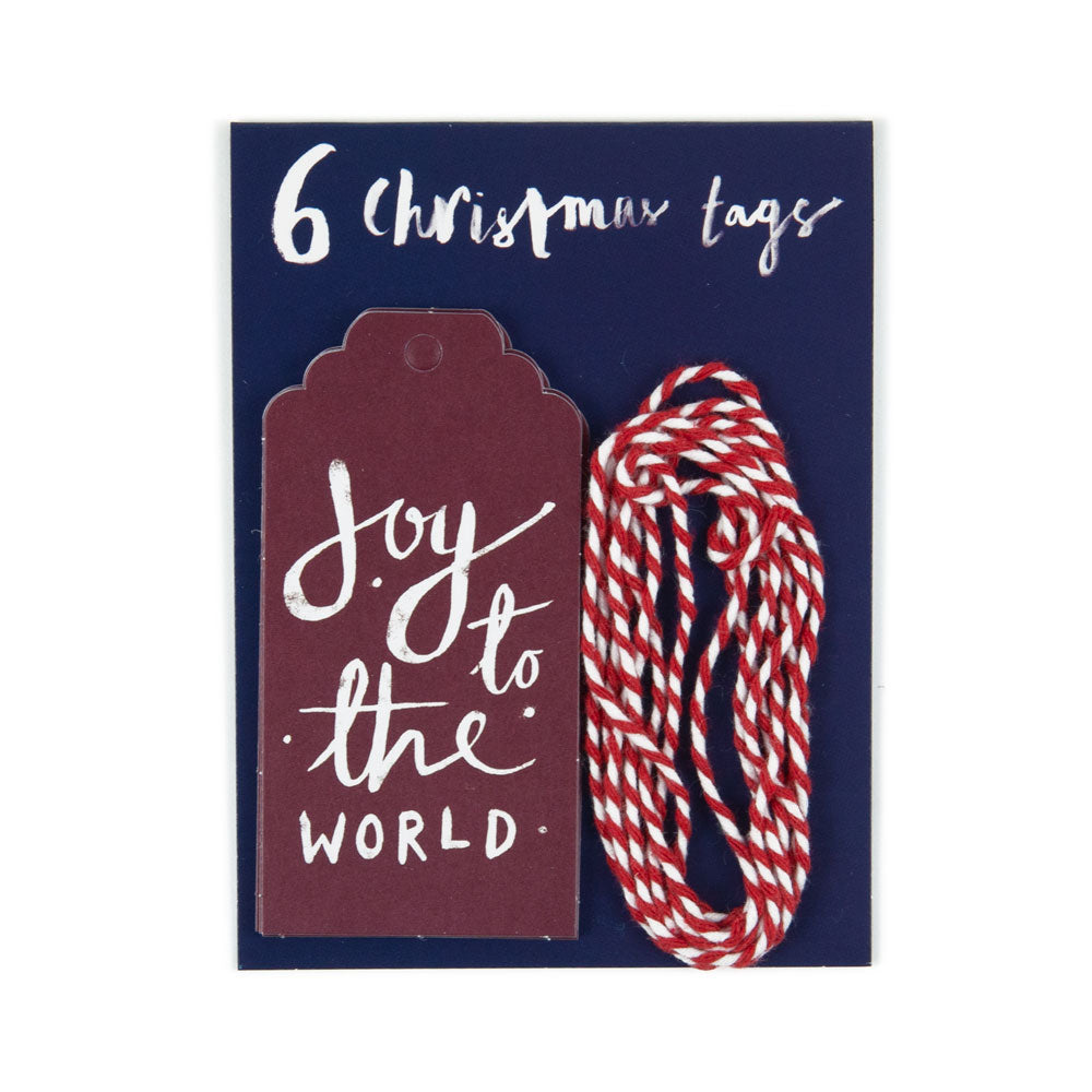'Joy To the World' Christmas Gift Tags