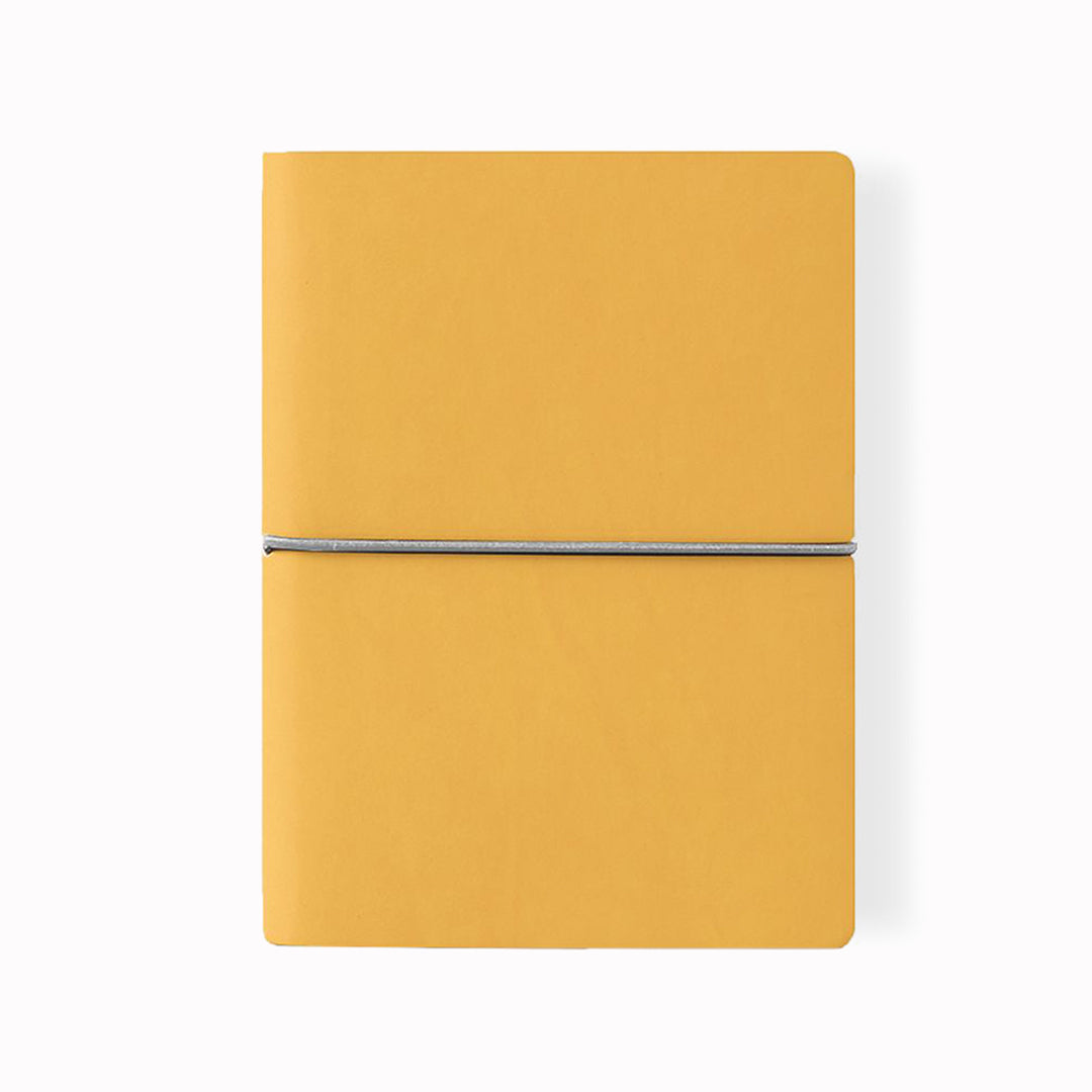 Yellow Classic Notebook from Ciak | A5 with elastic closure