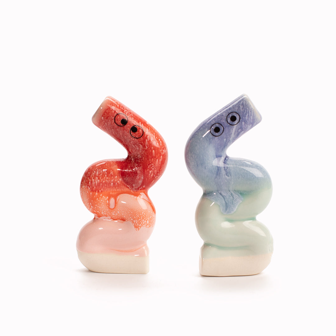 Japanese Inspired Ceramic Ziggy Figurines Collection from Studio Arhoj