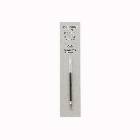 Black InkBallpoint insert for TRC Traveler Company Brass Ballpen - on card