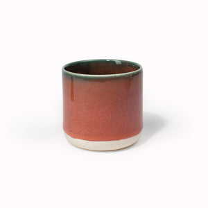 Danish/Japanese mix up with these thick glazed, hand-made ceramic beakers from Studio Arhoj. Can be used as a drinking vessel or small planter. Each piece is handmade in Denmark - meaning glaze colour and finish will never be exactly the same on any two items, but this is absolutely a part of their unique appeal.