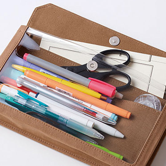 Flatty Works | Pen Case with Pens from King Jim